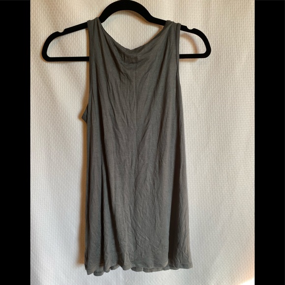 Grey Tank Top with decorative collar - Picture 4 of 5